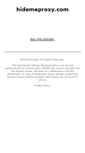 Mobile Screenshot of hidemeproxy.com